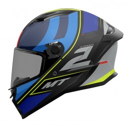 MT Κράνος Stinger 2 ECE 22.06 Poun B6 Μαύρο / Μπλε Ματ